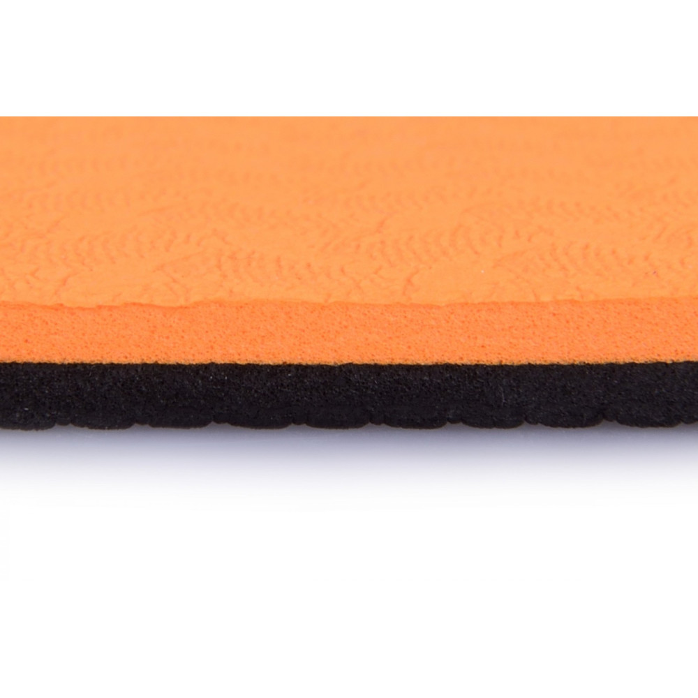 Килимок спортивний Majestic Sport TPE 6 мм для йоги та фітнесу Orange/Black (GVT5010/O)