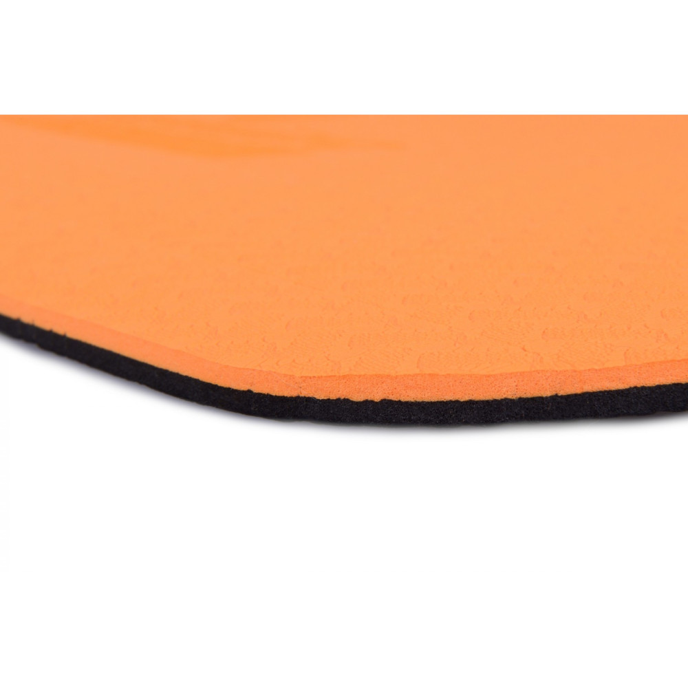Килимок спортивний Majestic Sport TPE 6 мм для йоги та фітнесу Orange/Black (GVT5010/O)