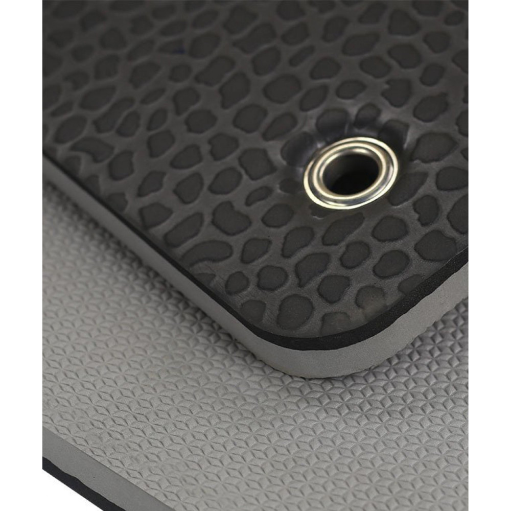 Килимок спортивний Majestic Sport Club TPE/EVA 17 мм 120 x 60 см Grey/Black (M-CB-4183)
