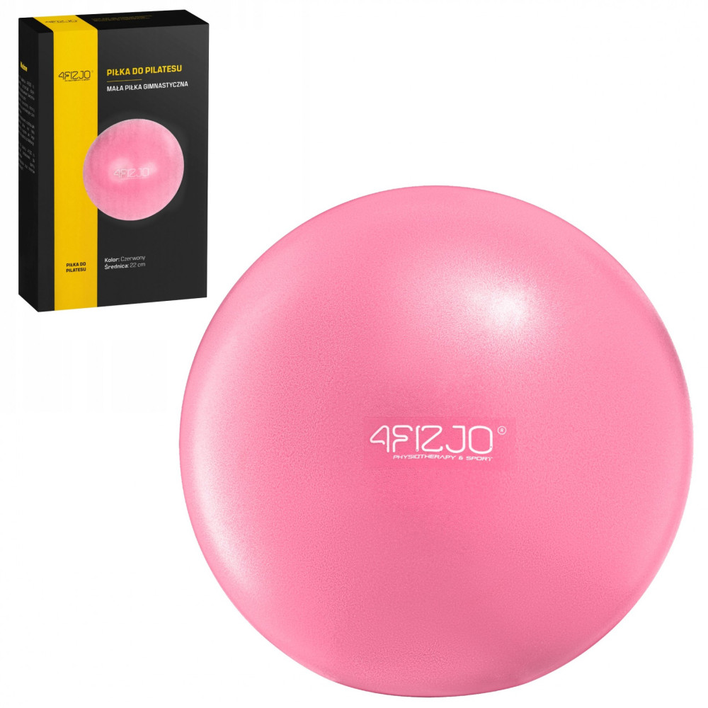 Мяч для пилатеса, йоги, реабилитации 4FIZJO 22 см 4FJ0327 Pink (P-5907739314482)