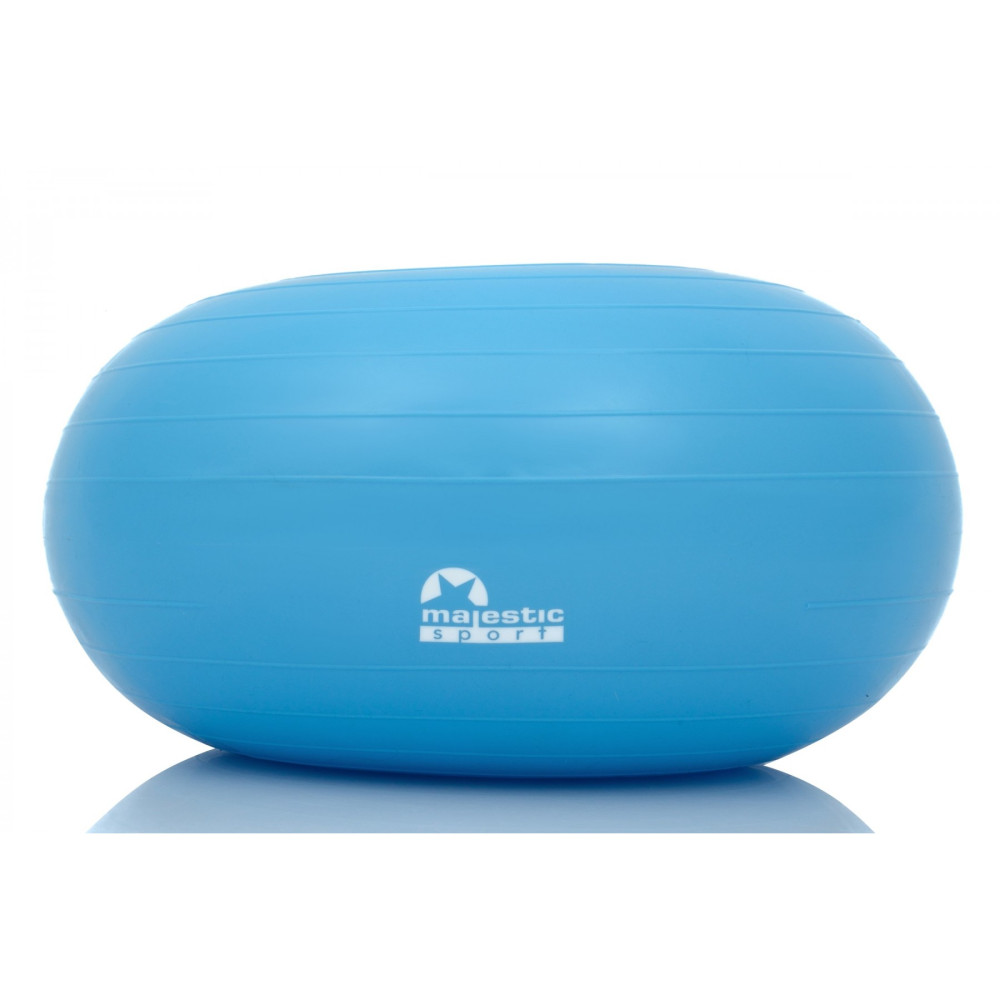 М'яч для фітнесу (пончик) Majestic Sport Air Ball Donut 50 x 28 см Anti-Burst GVP5030/B