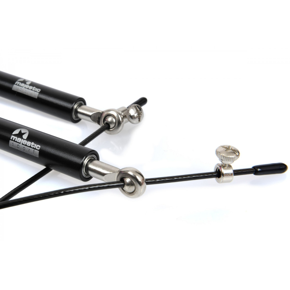 Скакалка Majestic Sport швидкісна для кросфіту Speed Rope GVA6019/B