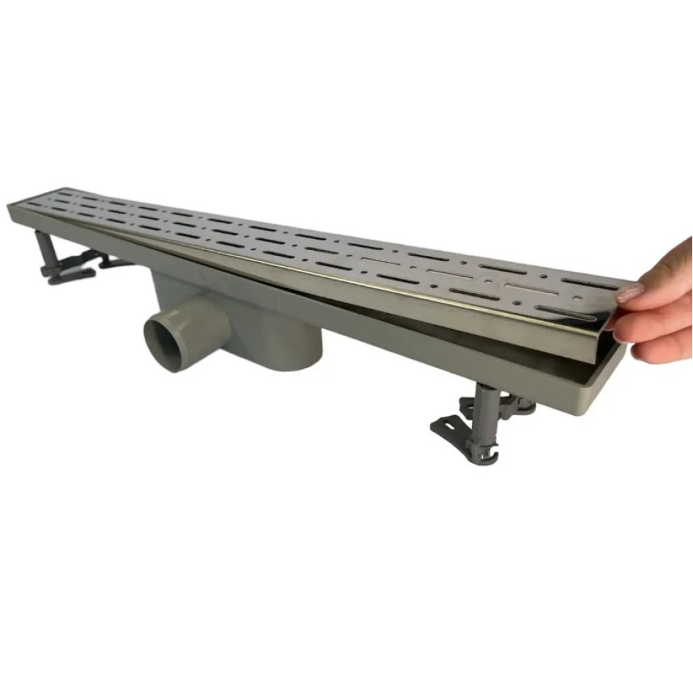 Душовий канал Maxiflow Classic Line 80 см решітка Дощ 4012.0Y050K.080.1