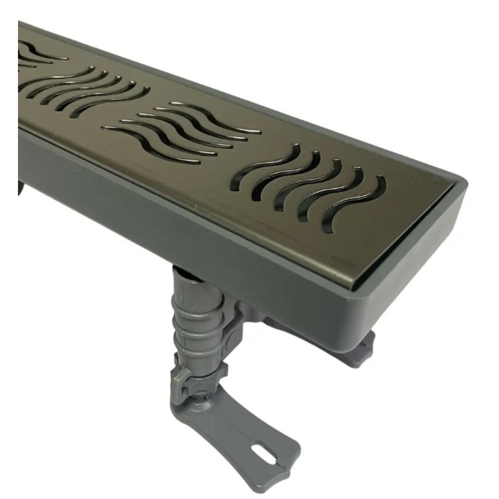 Душовий канал Maxiflow Classic Line 60 см решітка Хвиля 4012.0Y050K.060.1