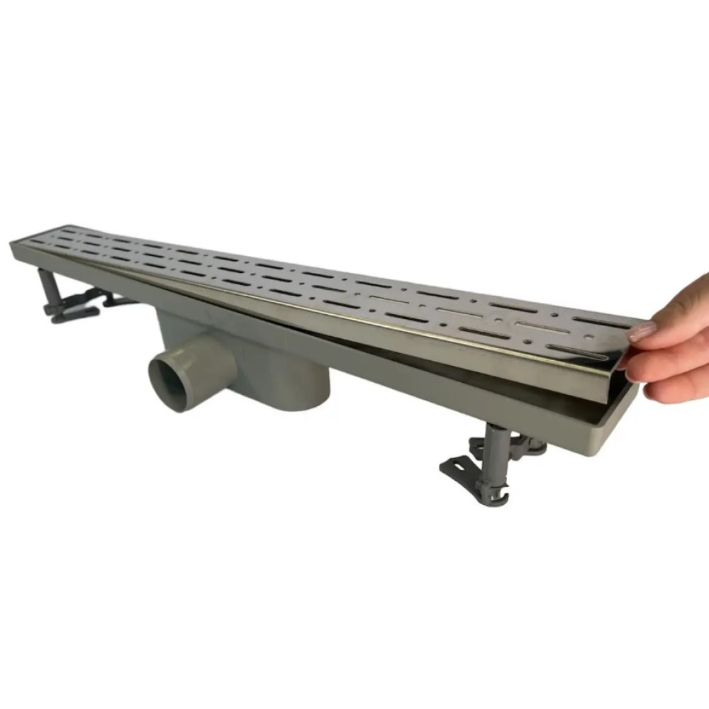 Душовий канал Maxiflow Classic Line 80 см решітка Дощ 4012.0Y050K.080.1