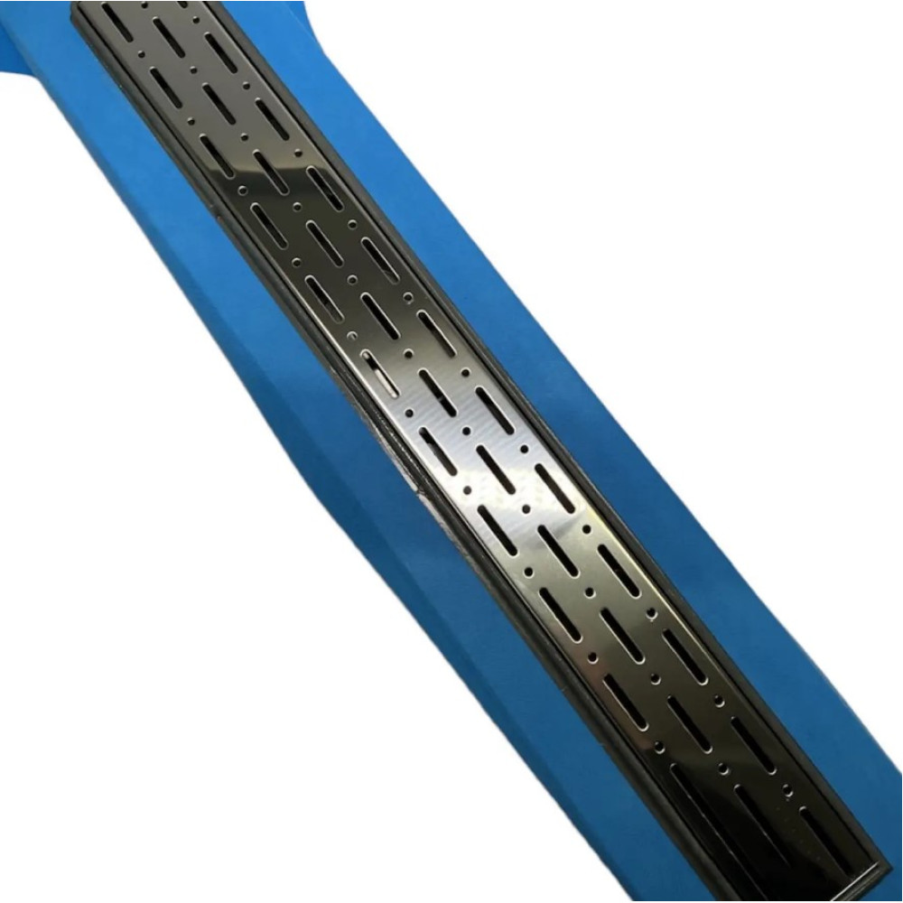 Душевой канал с горизонтальным фланцем Maxiflow Standart Line 60 см решетка Дождь 4022.TY050K.060.1