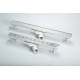 Душевой канал без фланца Mertinoks, с двойным гидрозатвором, сифон 360, решетка "Под Плитку" 80 см 4013.00360K.080.1