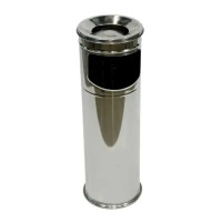 Напольная урна с пепельницей Maxiflow хром 19х60 см (4418.1960S.430.00)
