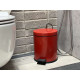 Відро для сміття з педаллю New Mezer 5 л червоне (SM4501-05 red)
