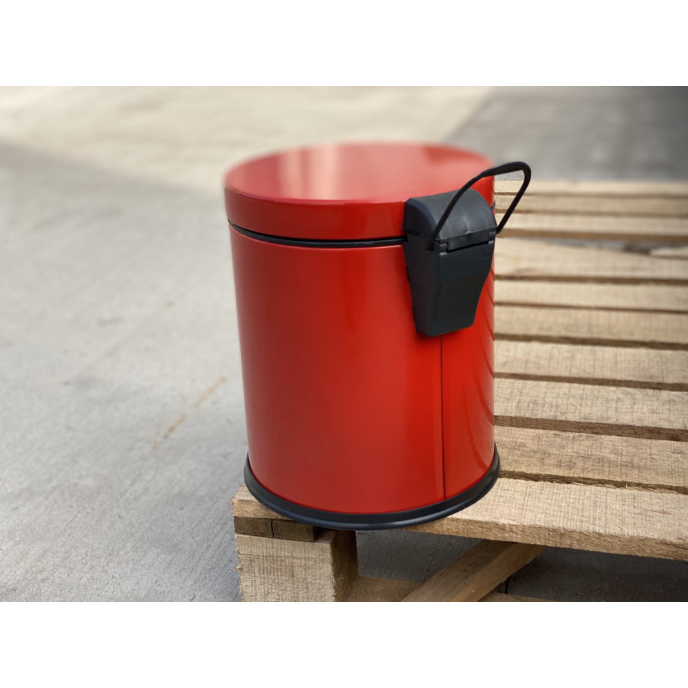 Відро для сміття з педаллю New Mezer 5 л червоне (SM4501-05 red)