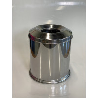 Мусорное ведро с ободком, негорючее Mertinox 8 л 4507.2125S.430.08