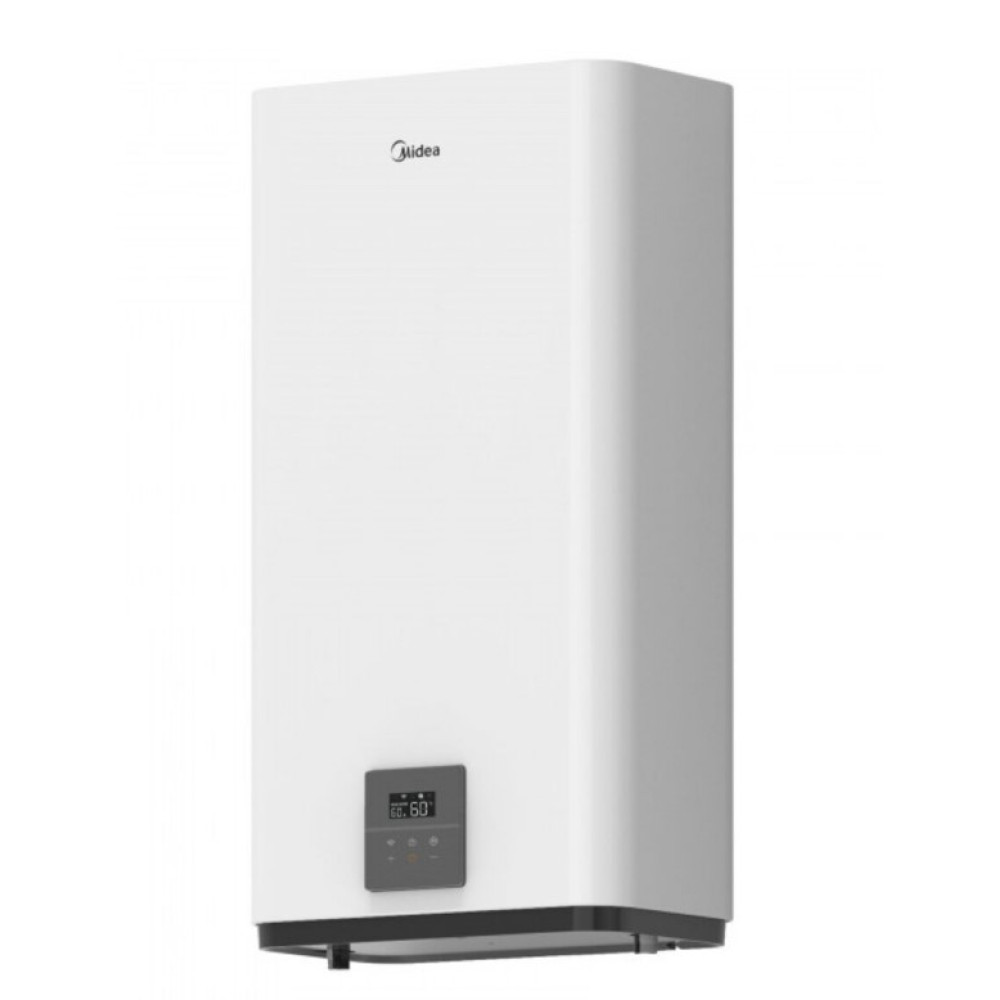 Водонагреватель Midea PRIME WI-FI. 80 л, 2,0 кВт, "сухой" ТЭН, вертикальный, прямоугольный, белый (D80-20ED6 (D))