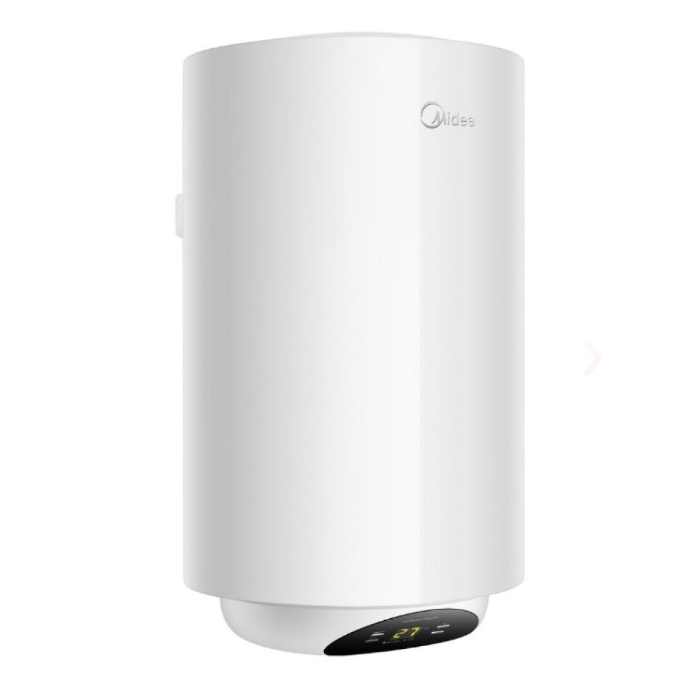 Водонагрівач Midea 50 л, 1500 Вт, "сухий" ТЕН, вертикальний, циліндричний, білий (D50-15EW1(D))