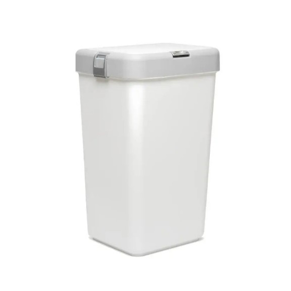 Кошик для білизни Motek білий 40 л (MT-08)