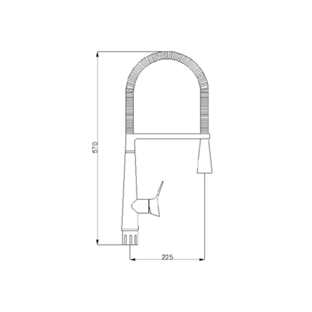 Кухонний змішувач NEWARC Loft 921961N 