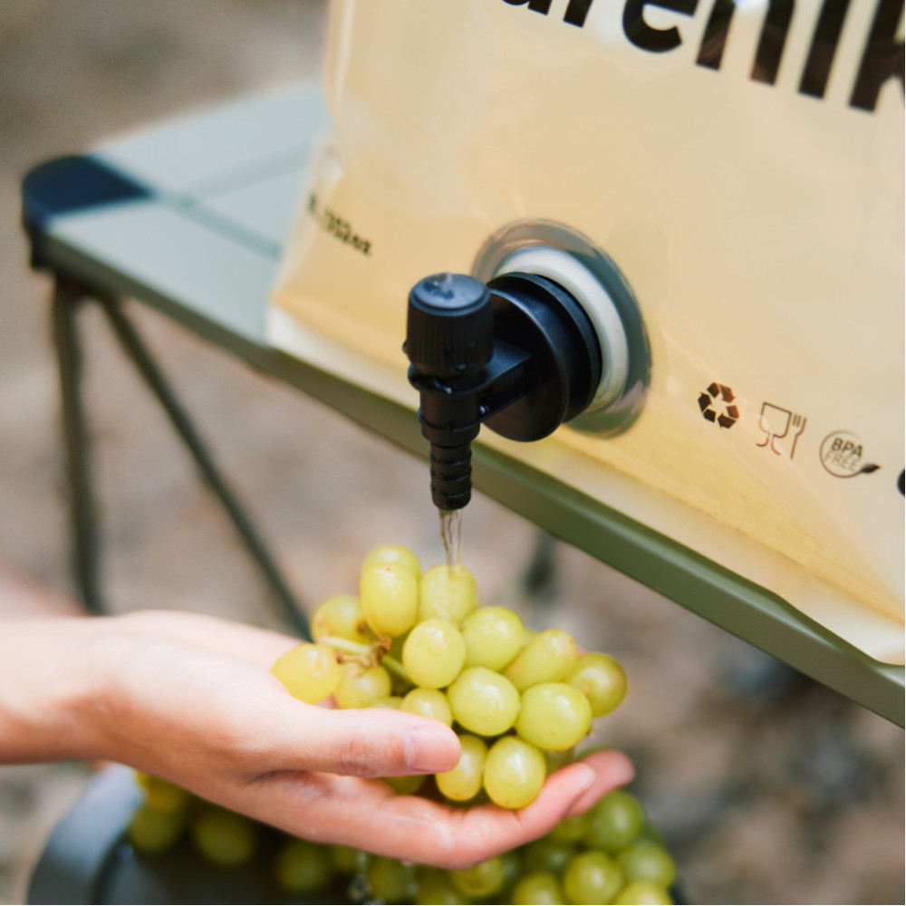 Складаний контейнер для води з поліетилену Naturehike CNK2450CF027, 10 л, жовтий (6927595798355)