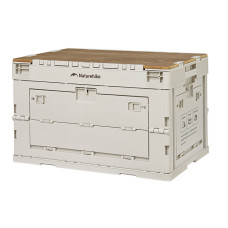 Складаний контейнер Naturehike CNK2450XB020, 52 л, бежево-сірий (6927595798522)