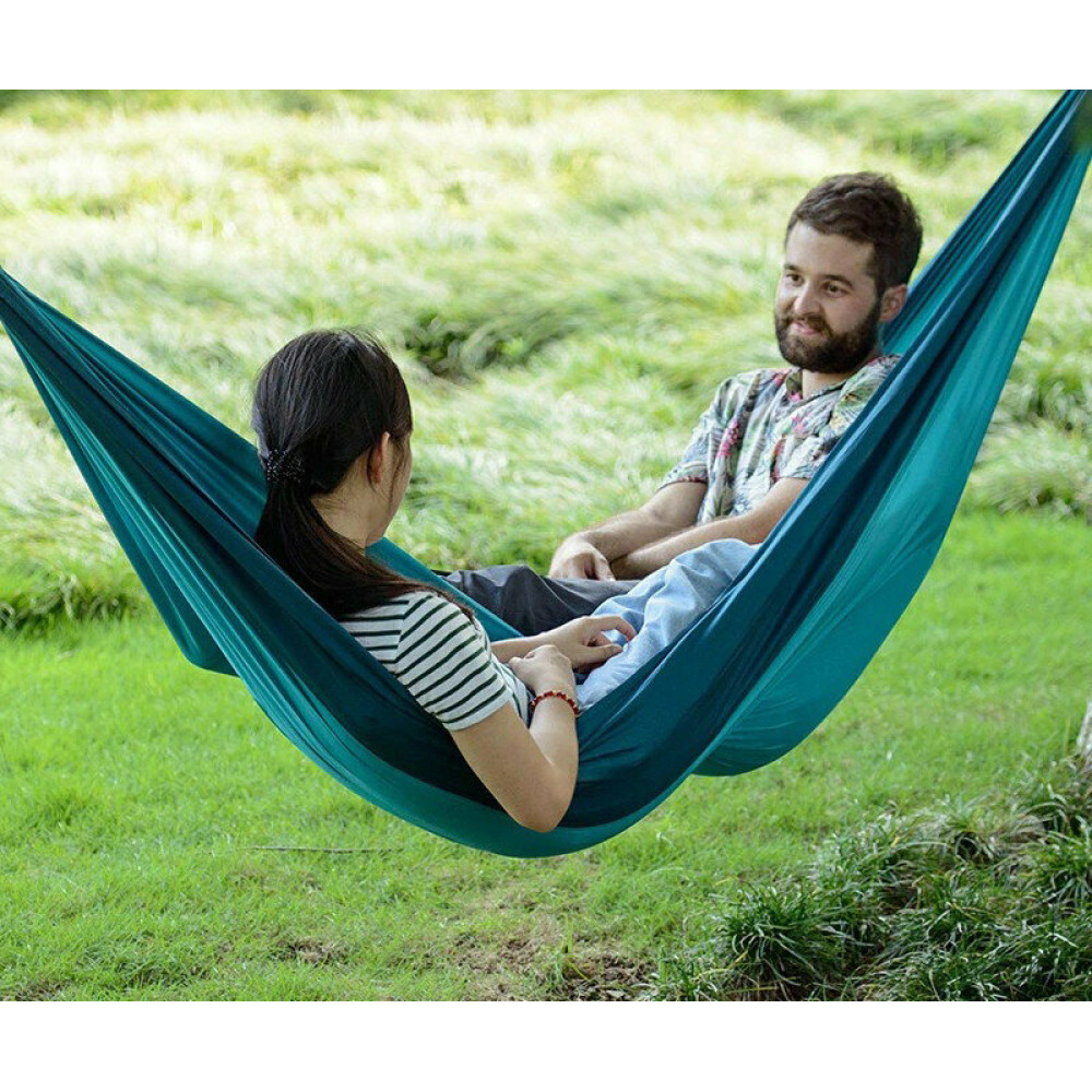 Гамак одномісний Naturehike Single Super light NH17D012-C, 340T polyester блакитний