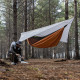 Гамак одномісний із маскитною сіткою та тентом Naturehike Shelter camping NH20ZP092 75D pongee помаранчевий