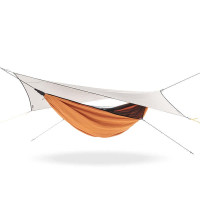 Гамак одноместный с маскитной сеткой и тентом Naturehike Shelter camping NH20ZP092 75D pongee оранжевый