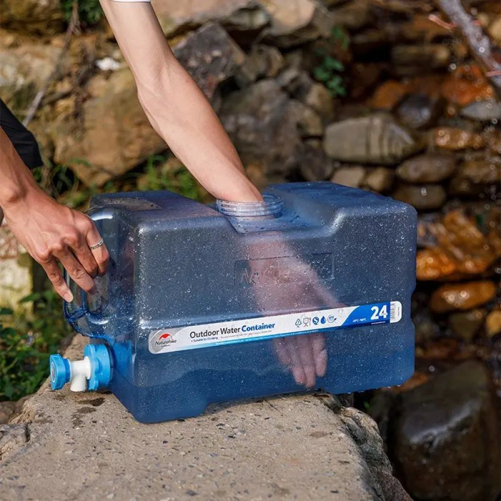 Канистра для воды Naturehike PC7 NH18S012-T, 12 л, синяя (6927595726617)