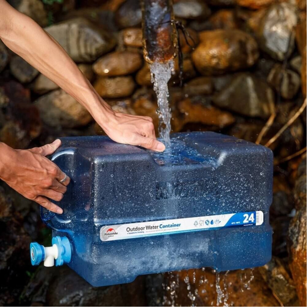 Канистра для воды Naturehike PC7 NH18S024-T, 24 л, синяя (6927595726631)