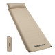 Килимок самонадувний одномісний з подушкою Naturehike CNK2450WS020, 100 мм, бежевий (6927595712719)