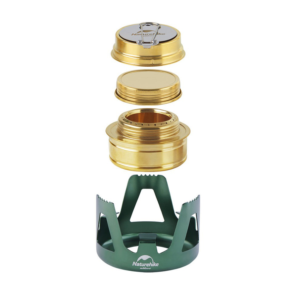 Пальник спиртовий Naturehike Alcohol Burner steel NH18L001-T зелений (6927595725696)