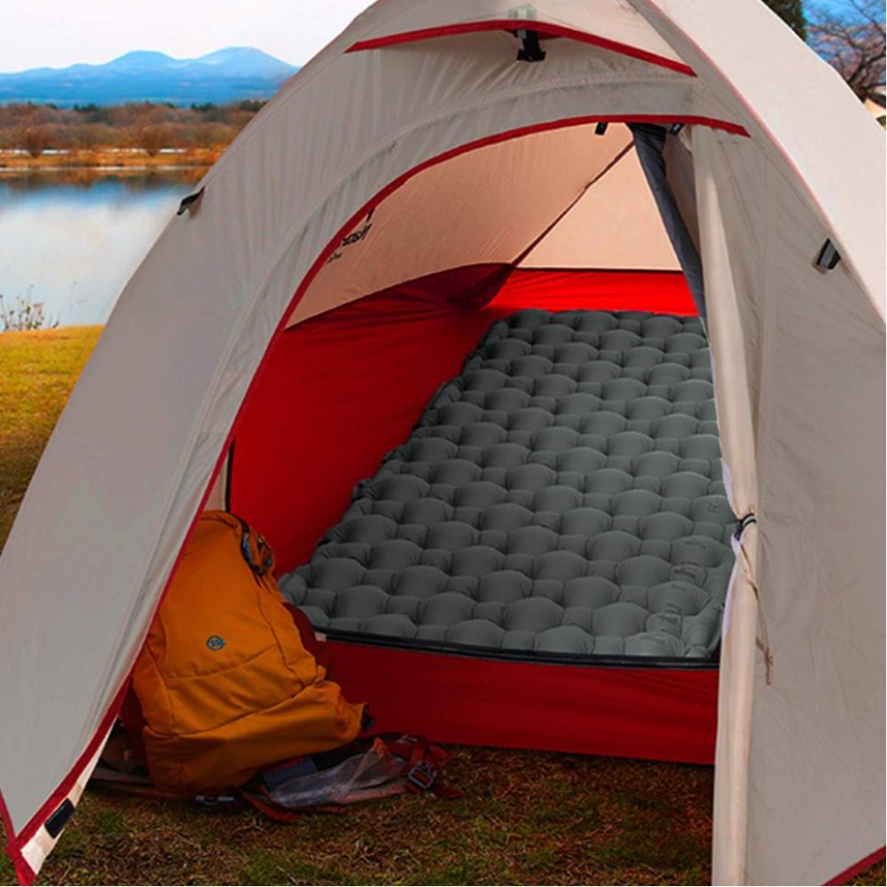 Килимок надувний Naturehike FC-10 NH19Z001-P, 65 мм, графіт (6927595735336)