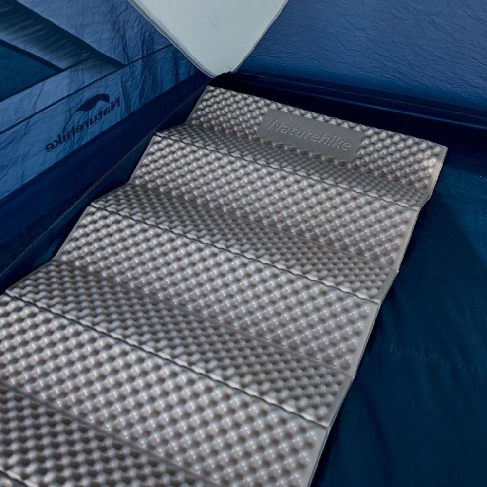 Килимок складаний IXPE Naturehike CNK2300DZ017, алюмінієва плівка, 200x65х2 см, темно-блакитний (6976023923197)