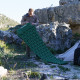 Матрац надувний Naturehike CNK2300DZ0001 із підголовником , темно-зелений (6976023929540)