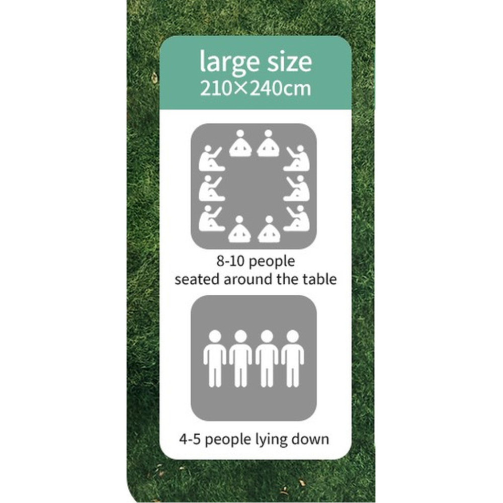 Килимок для пікніка Naturehike 210*240 CNK2350WS010, бежевий з котами (6976507661720)