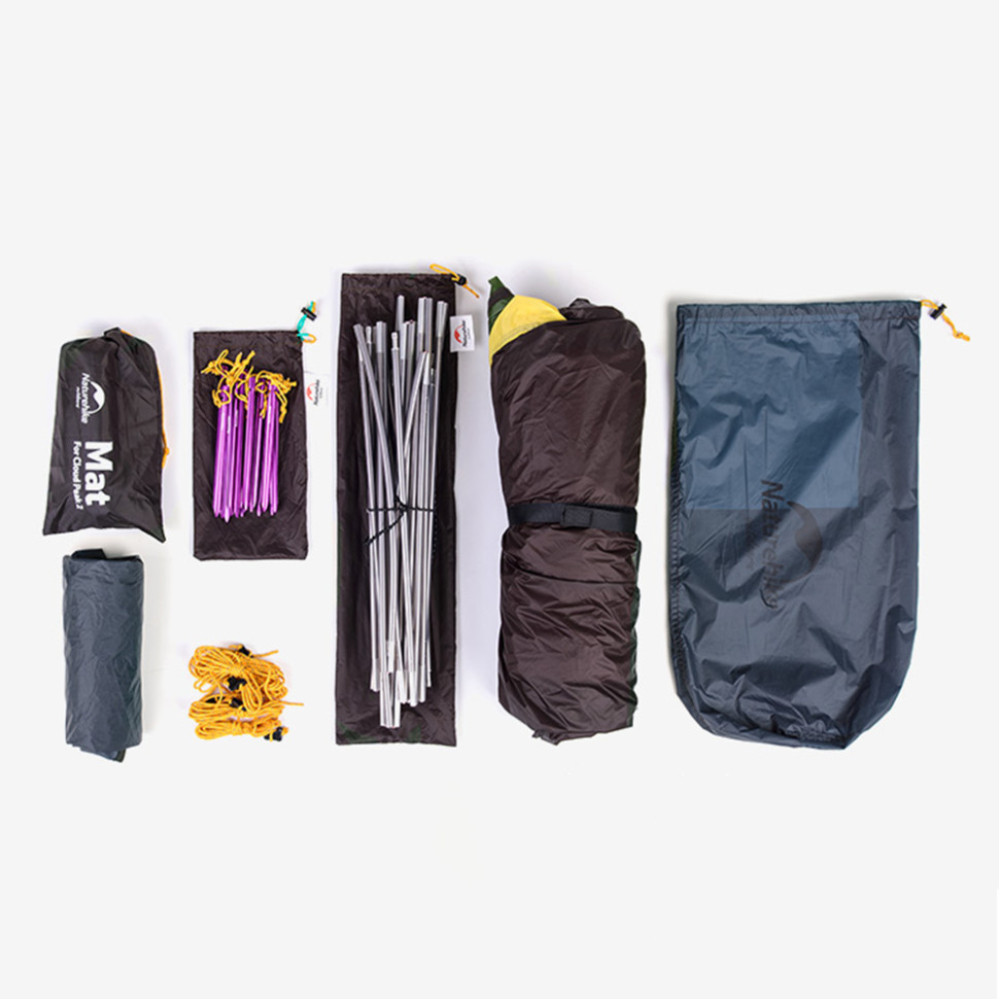 Намет двомісний Naturehike Cloud Peak 2 NH19K240-Y, 15D 6927595736326