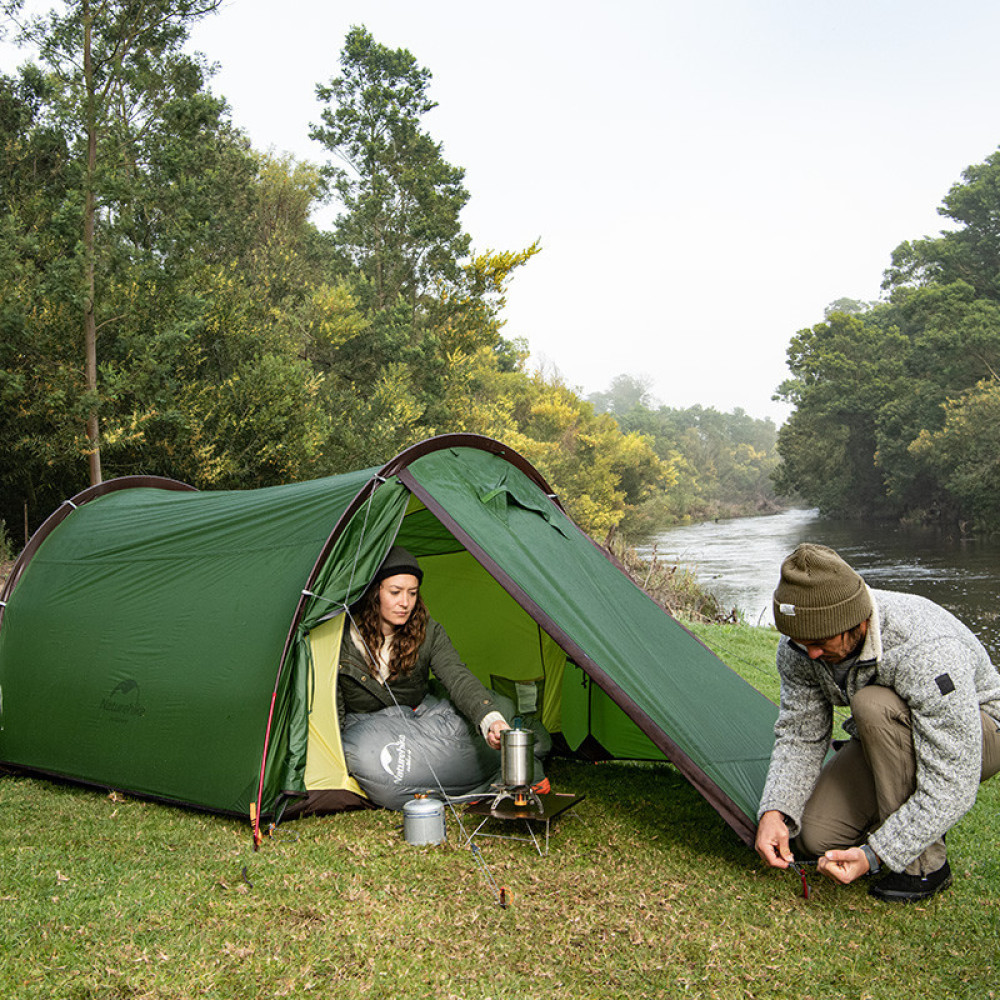 Намет двомісний Naturehike Cloud tunnel 2 NH20ZP006, 20D 6927595761977