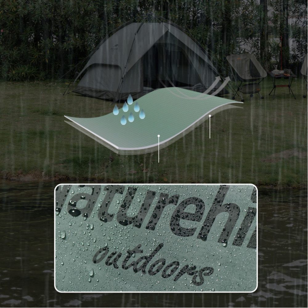 Намет тримісний автоматичний Naturehike NH21ZP008, оливково-зелений (6927595777442)