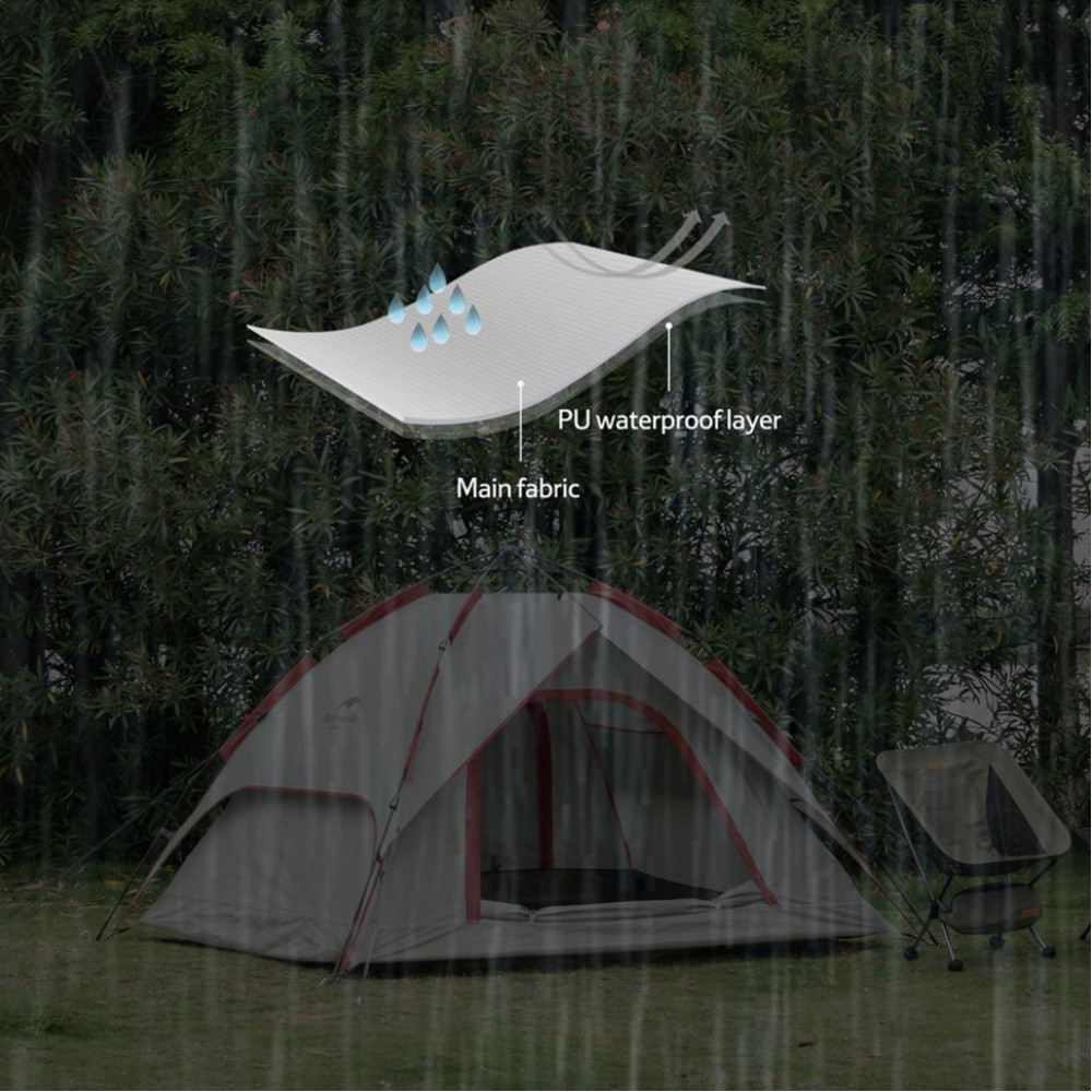 Намет чотиримісний Naturehike NH21ZP008 6927595777572
