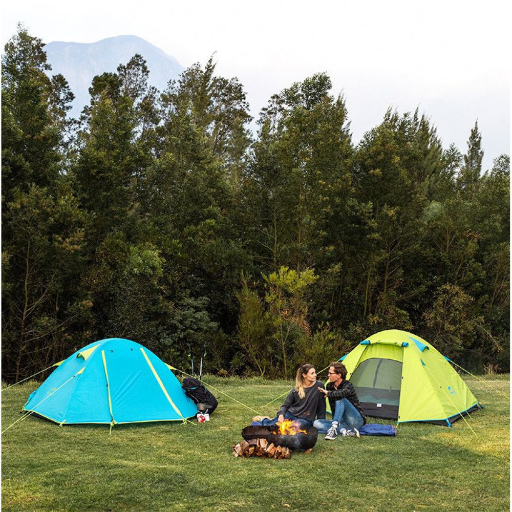 Намет двомісний Naturehike P-Series NH18Z022-P, 210T/65D, світлий салатний (6975641887782)