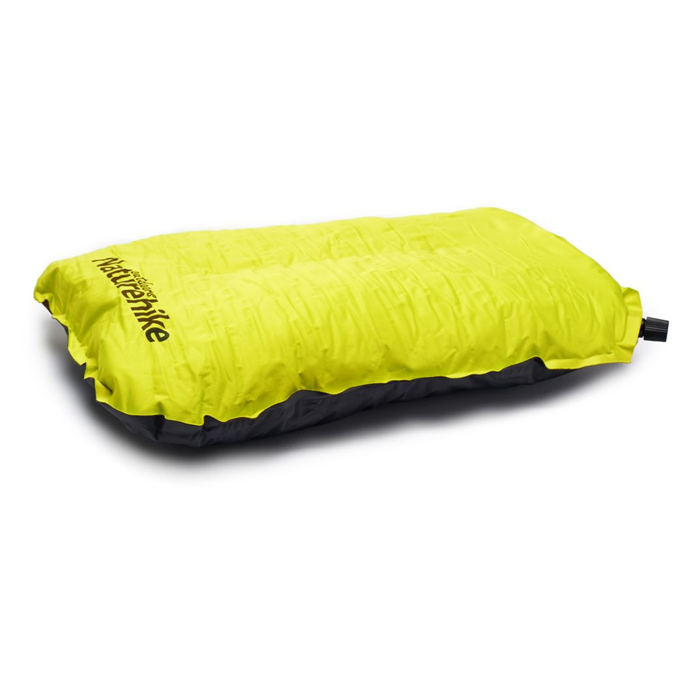 Подушка самонадувна Naturehike Sponge automatic NH17A001-L жовта (6927595777404)