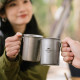 Кружка з дерев'яною ручкою 350 мл Naturehike NH21SJ001, нержавіюча сталь (6927595784594)