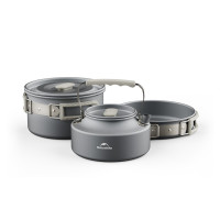 Набір посуду Naturehike CNK2450CF010 (каструля, сковорідка, чайник), алюміній (6976507663304)
