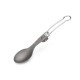 Ложка складана Naturehike з титану Titanium NH19C001-J сіра з мішечком (6927595734773)