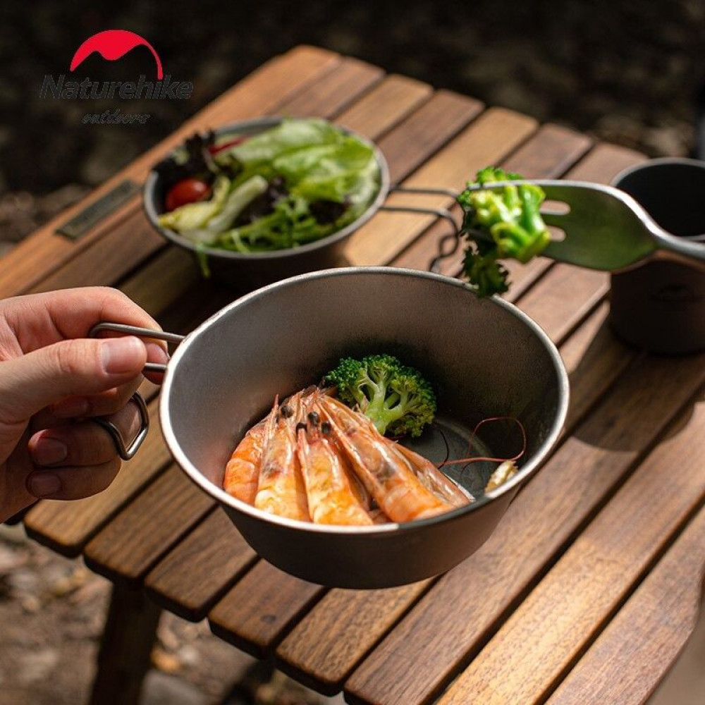 Миска титанова Naturehike NH21CJ010, 450 мл (6927595788158)