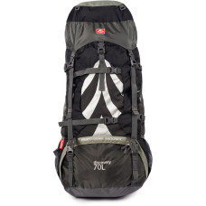 Рюкзак туристичний Naturehike NH70B070-B 70 л + 5 л чорно-сірий