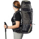 Рюкзак туристичний Naturehike NH70B070-B 70 л + 5 л чорно-сірий