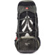 Рюкзак туристичний Naturehike NH70B070-B 70 л + 5 л чорно-сірий