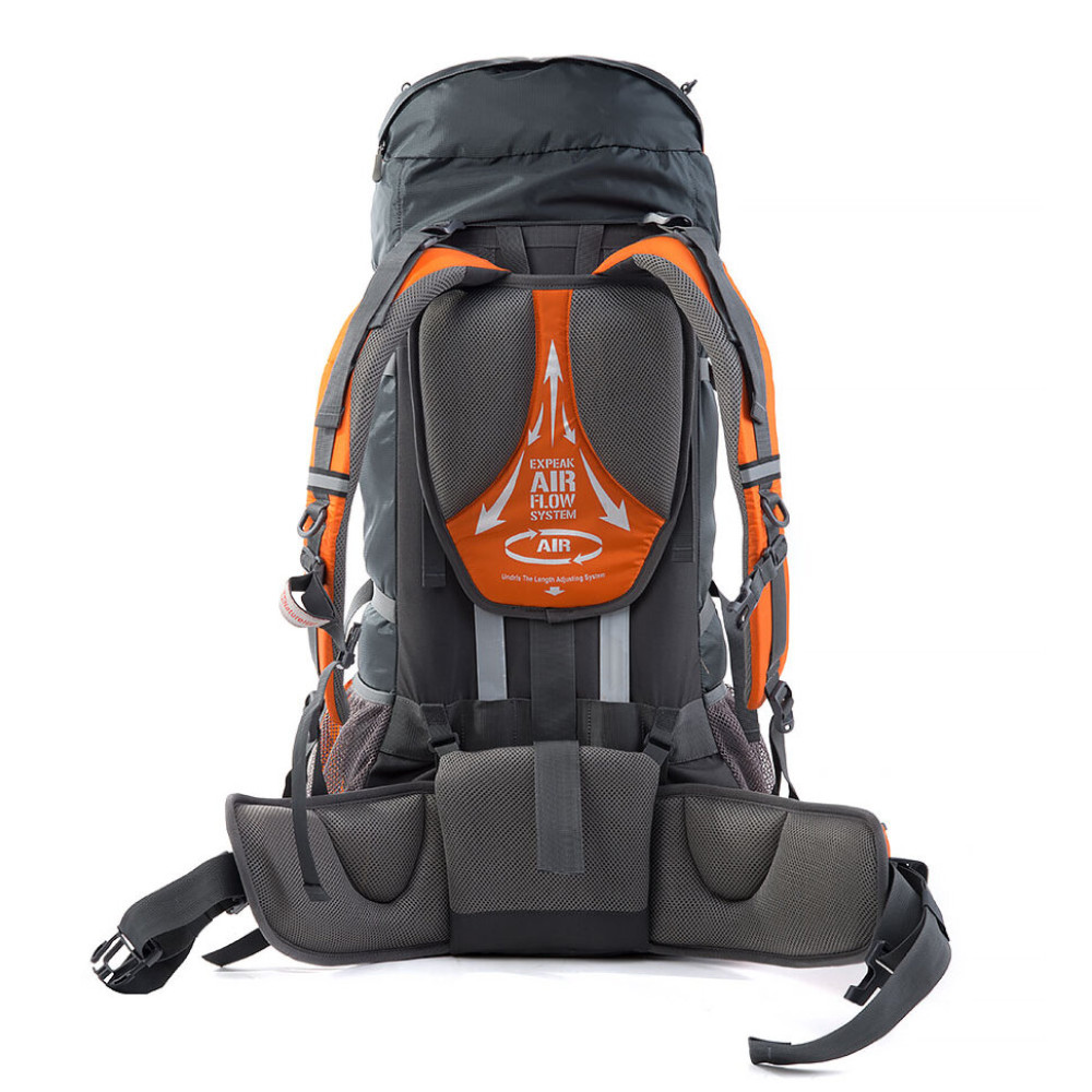 Рюкзак туристичний Naturehike NH70B070-B 70 л + 5 л помаранчевий