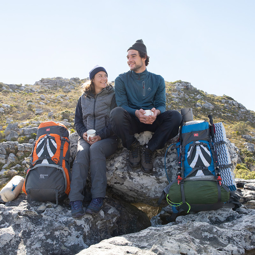 Рюкзак туристичний Naturehike NH70B070-B 70 л + 5 л блакитний