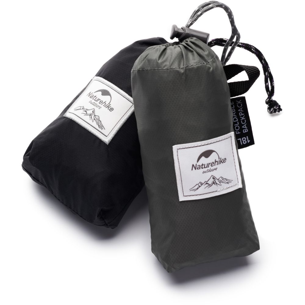Рюкзак компактний надлегкий Naturehike Ultralight NH17A012-B 18 л чорний