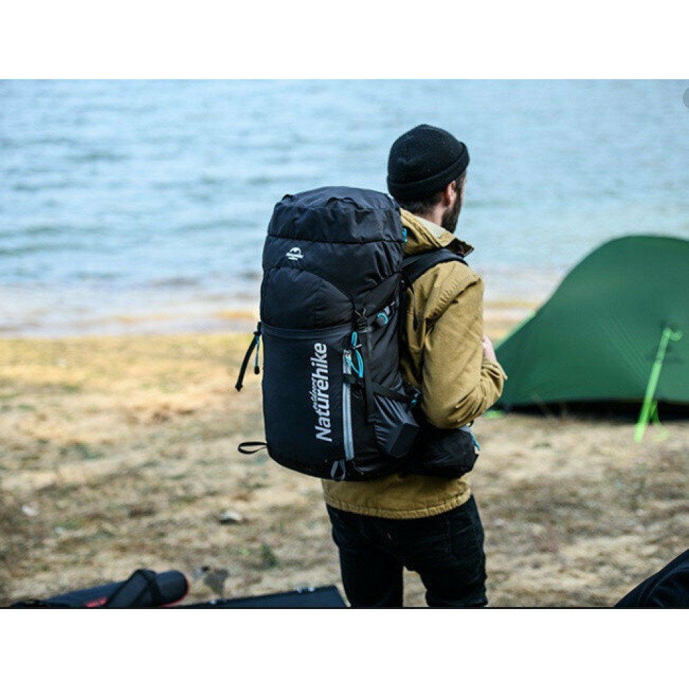 Рюкзак туристичний Naturehike NH18Y045-Q 45 л чорний