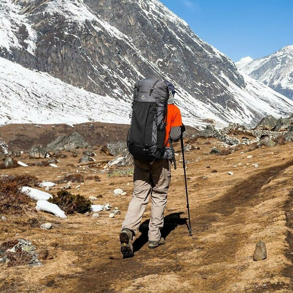 Рюкзак туристичний Naturehike Rock NH20BB113 40 + 5 л чорний
